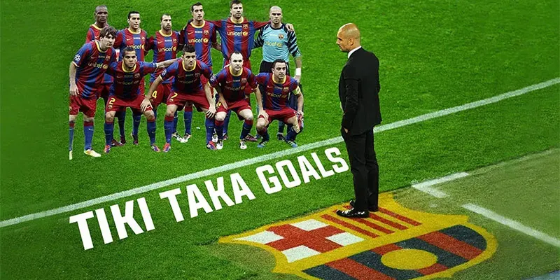 Barcelona từ 2008 - 2012 quá nổi tiếng với Tiki-Taka